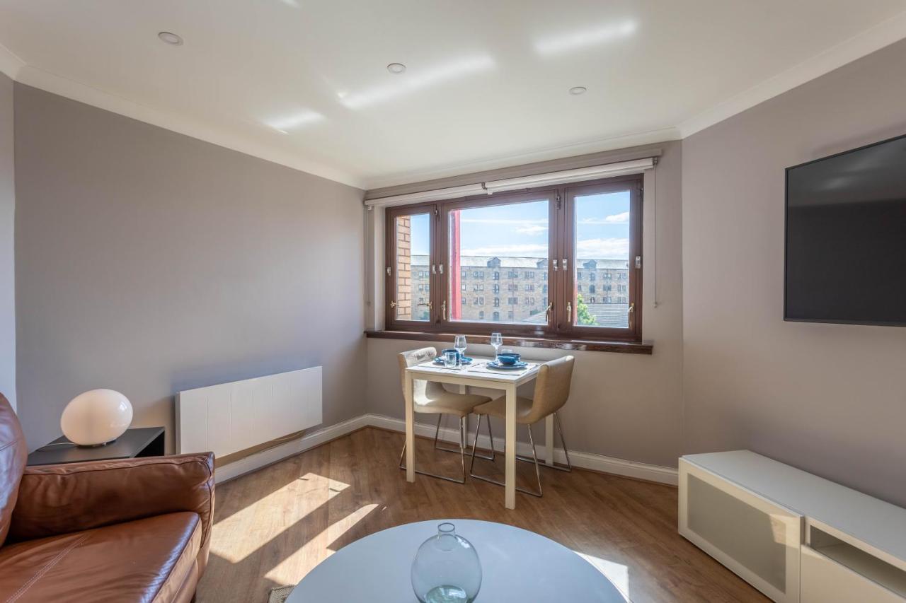 Stunning 1 Bed Merchant City Apartment With Parking Glasgow Zewnętrze zdjęcie