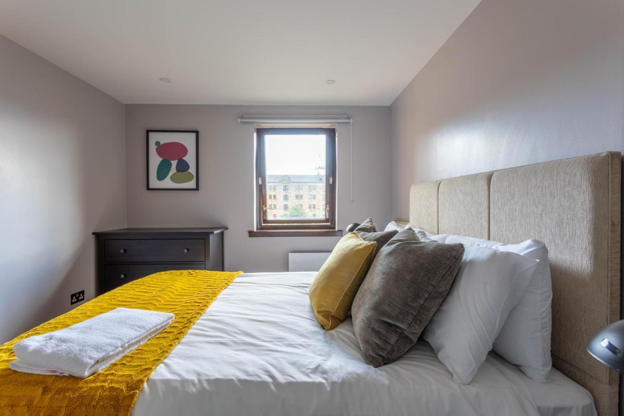 Stunning 1 Bed Merchant City Apartment With Parking Glasgow Zewnętrze zdjęcie